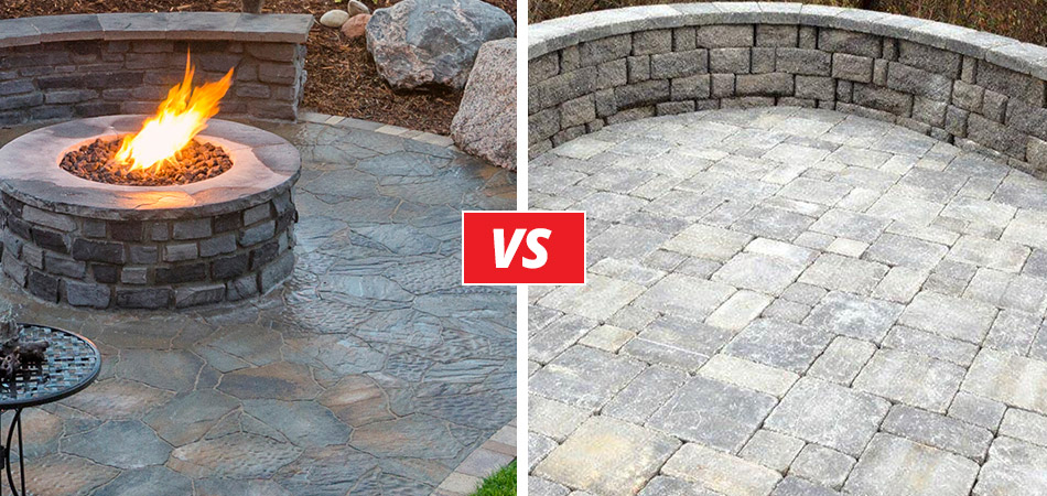 Concrete Paver Vs Flagstone Patios Linnemann Lawn Care Landscaping Blog - How Much Does A Flagstone Patio Cost