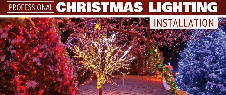 Professional Christmas holiday lighting services in Columbia, IL.