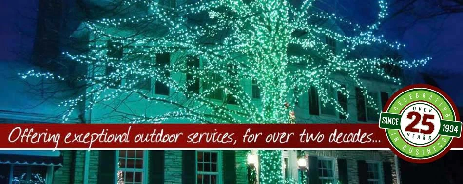 Professional holiday lighting services in Columbia, IL.